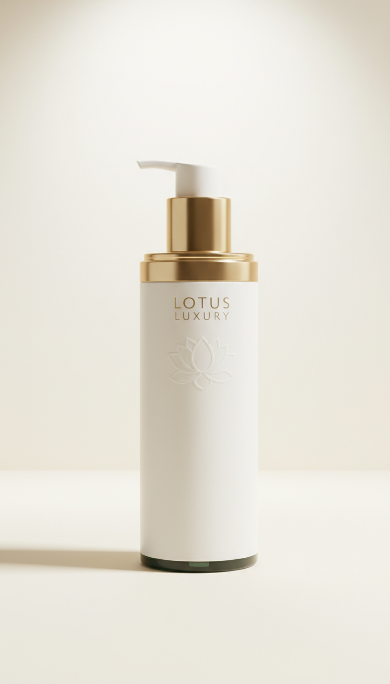 Luxury face cleanser with herbal blend