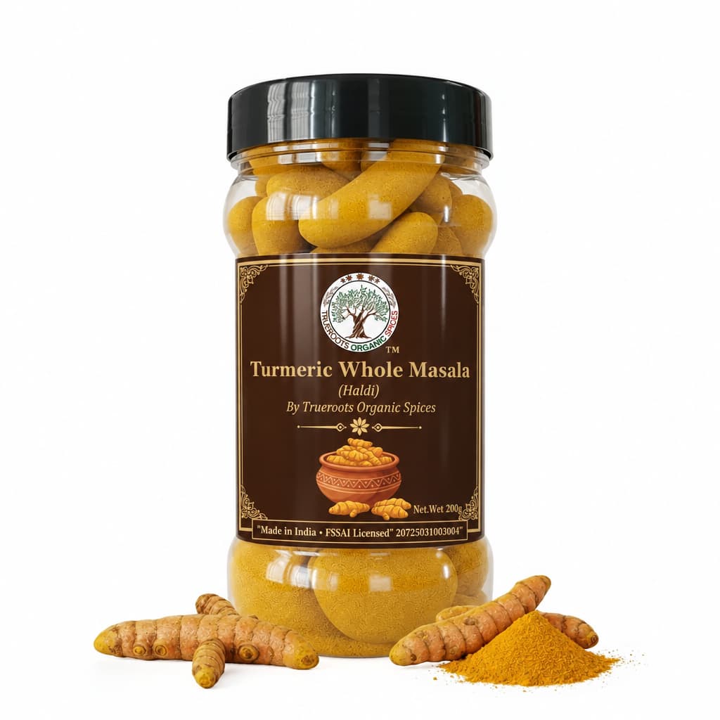 Trueroots Organic Spices Turmeric (Haldi) Whole