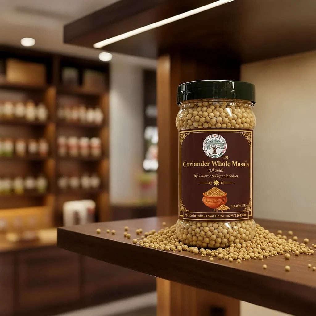 Trueroots Organic Spices Coriander (Dhaniya) Whole Masala