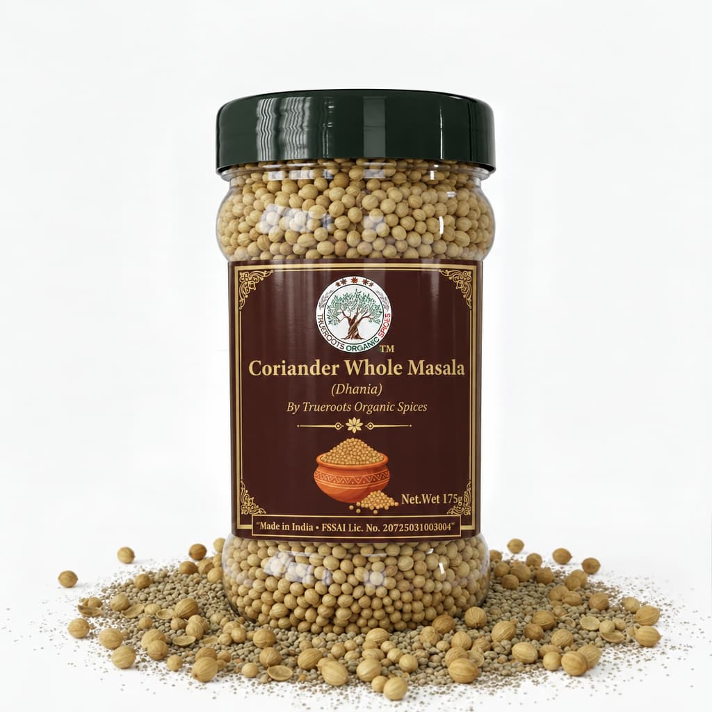 Trueroots Organic Spices Coriander (Dhaniya) Whole Masala