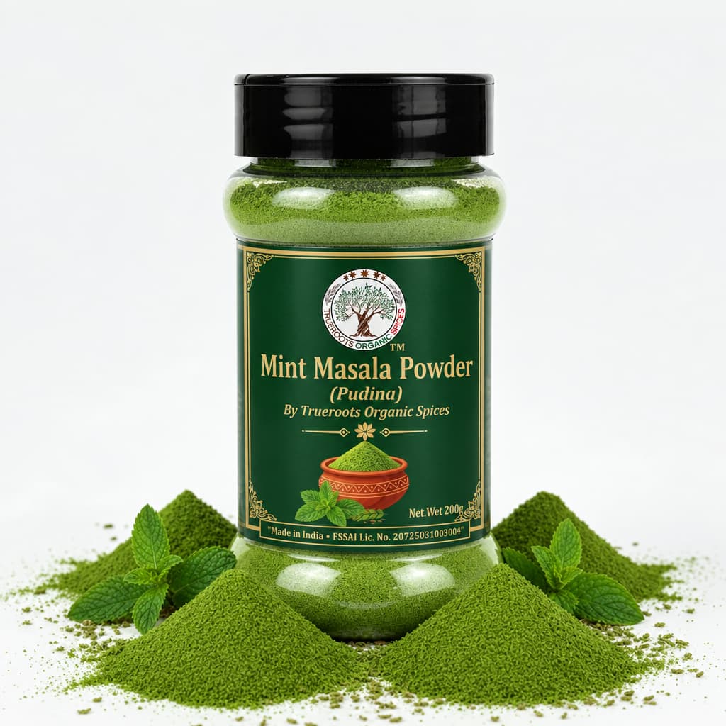 Trueroots Organic Spices Mint (Pudina) Masala Powder