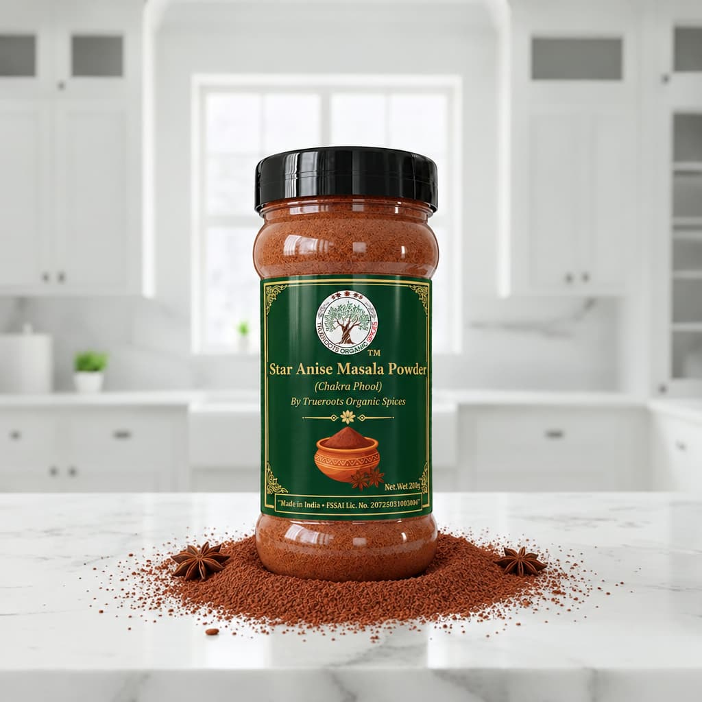 Trueroots Organic Spices Star Anise (Chakri Phool) Masala Powder
