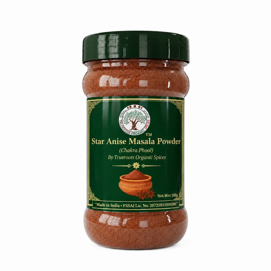 Trueroots Organic Spices Star Anise (Chakri Phool) Masala Powder