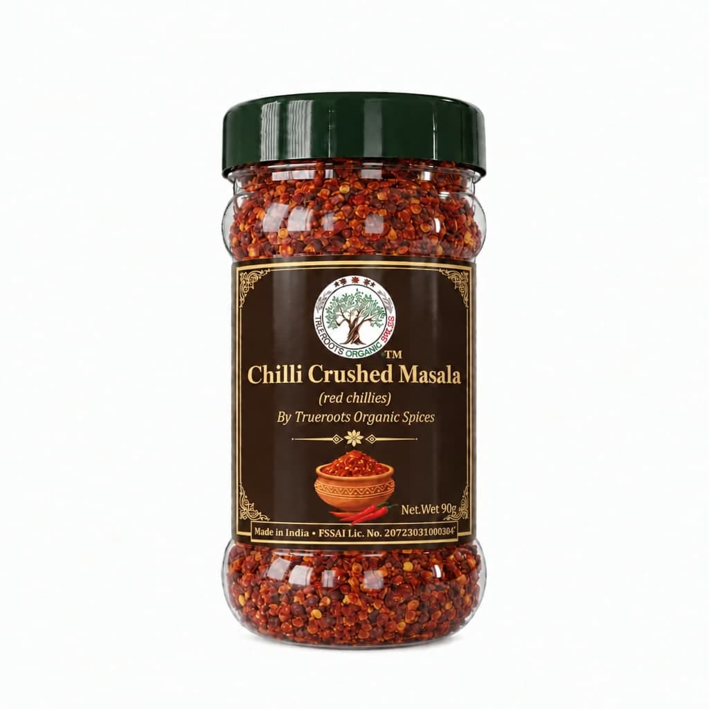 Trueroots Organic Spices Red Chilli (Lal Mirch) Crushed Masala