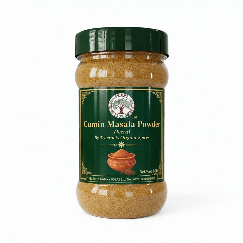 Trueroots Organic Spices Cumin Seeds (Jeera) Masala Powder