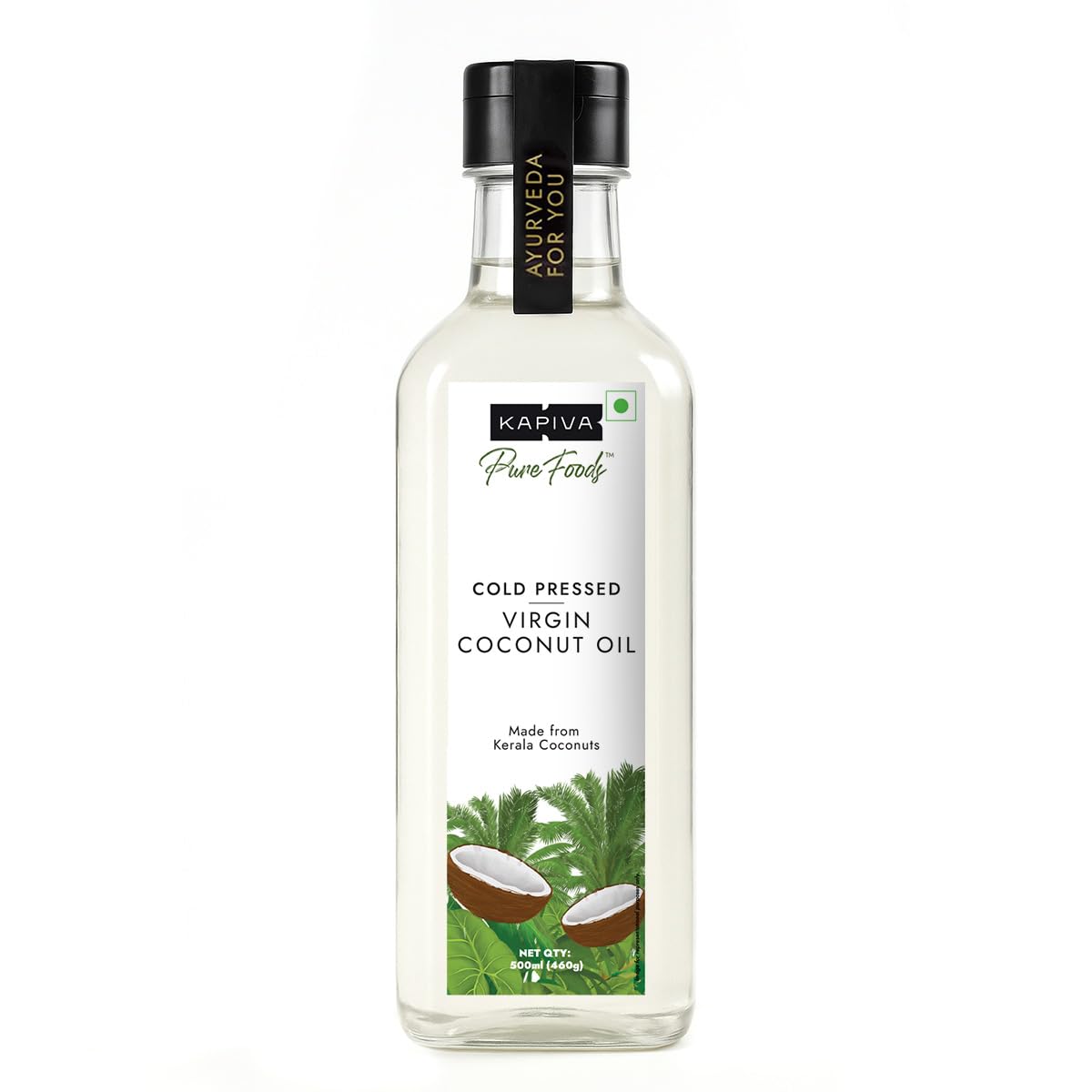 Kapiva Virgin Cold Pressed Coconut Oil 500ml