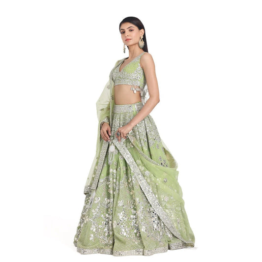 Bollywood Indian Pakistani Ethnic Party Wear Women Soft Pure Premium Faux Georgette Lehenga