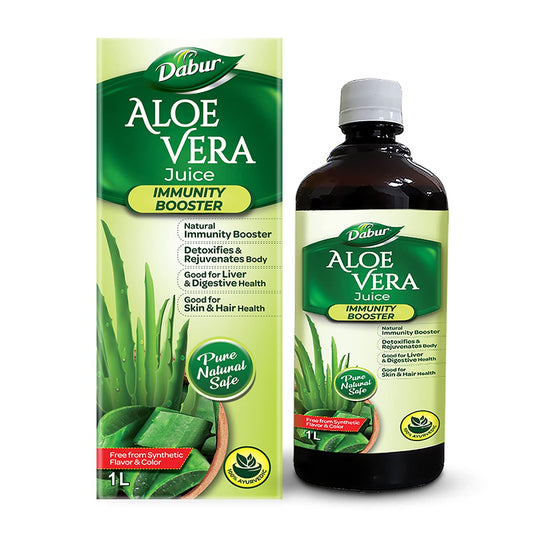 Dabur Ayurvedic Aloe Vera,Giloy,Giloy Neem Tulsi,Jamun Neem Karela,Triphala & Amla Juice 1 Liter