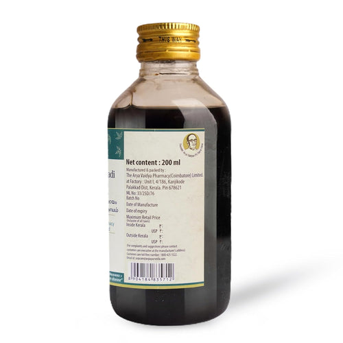 Arya Vaidya Pharmacy Vasaguluchyadi Kashayam Ayurvedic Liquid – 200ml