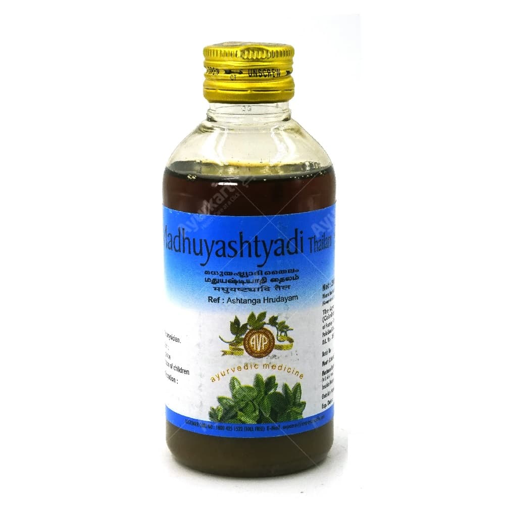 AVP Ayurvedic Madhuyashtyadi Coconut Oil & Thailam – 200ml