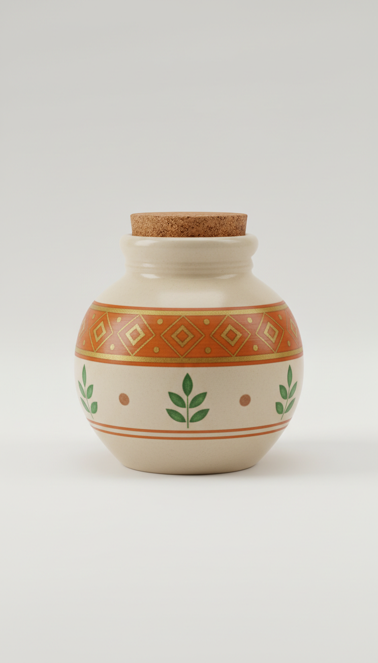 Classic Ayurvedic Churna Jar
