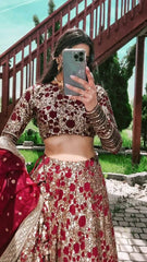 Bollywood Indian Pakistani Ethnic Party Wear Women Soft Pure Premium Georgette Lehenga