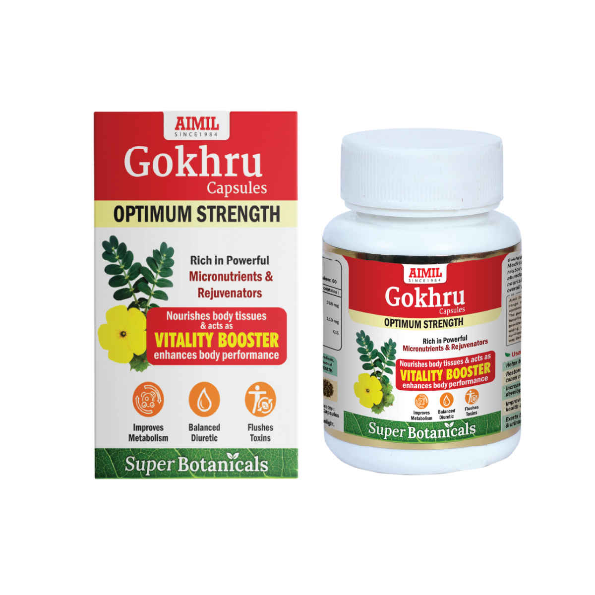 Aimil Ayurvedic Gokhru 60 Capsule