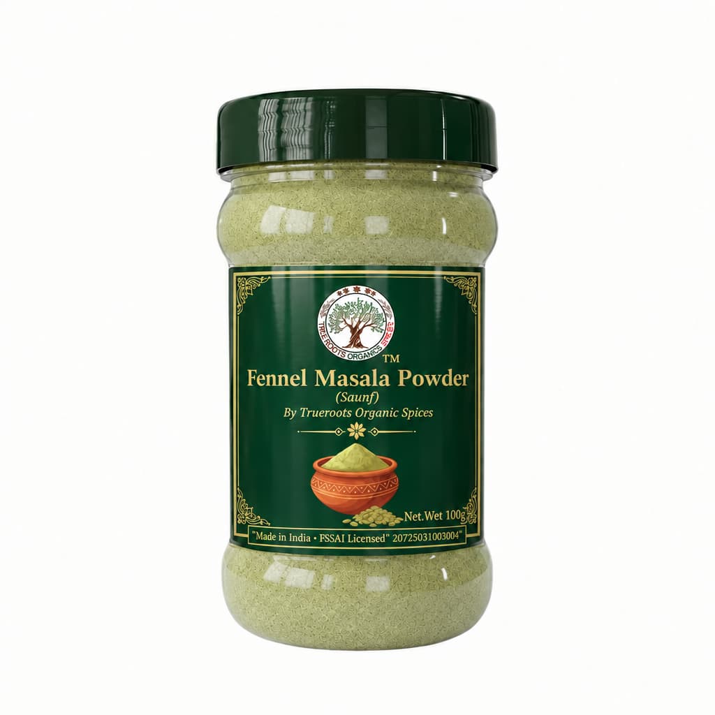 Trueroots Organic Spices Fennel (Saunf) Masala Powder