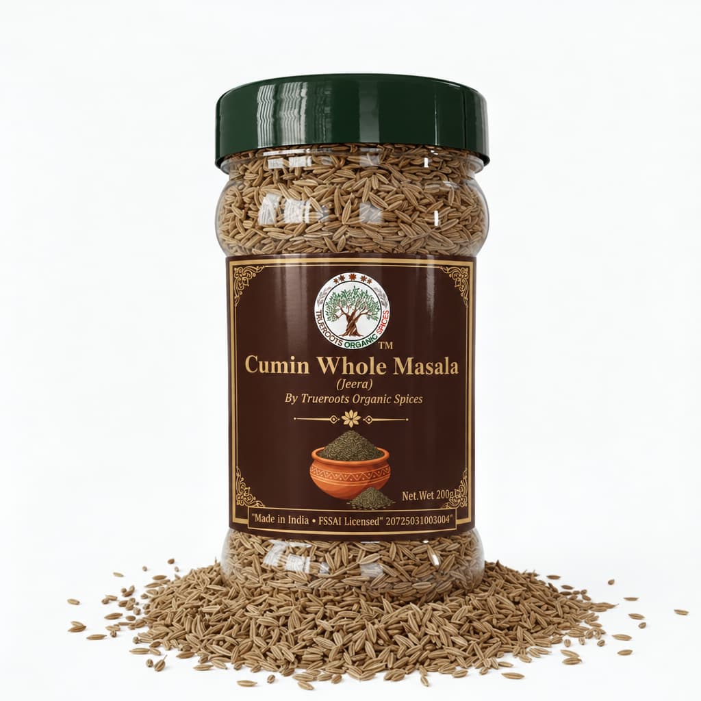 Trueroots Organic Spices Cumin Seeds (Jeera) Whole Masala