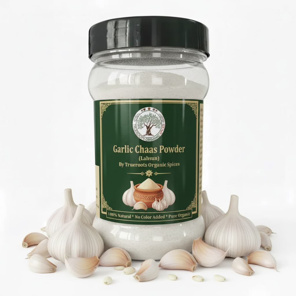 Trueroots Organic Spices Natural Spices Garlic Chaas Masala Powder | Lahsun Chaas Mix | No Additives