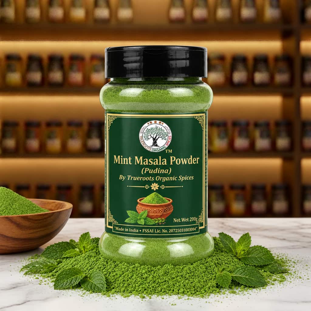 Trueroots Organic Spices Mint (Pudina) Masala Powder