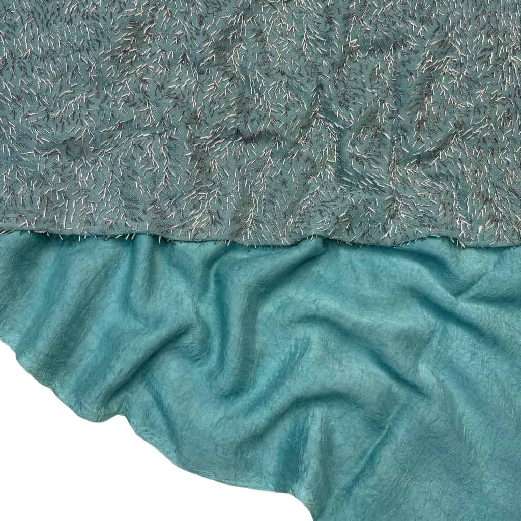Shree Crush Latkan Rangoli Saree with Designer Blouse Fabric