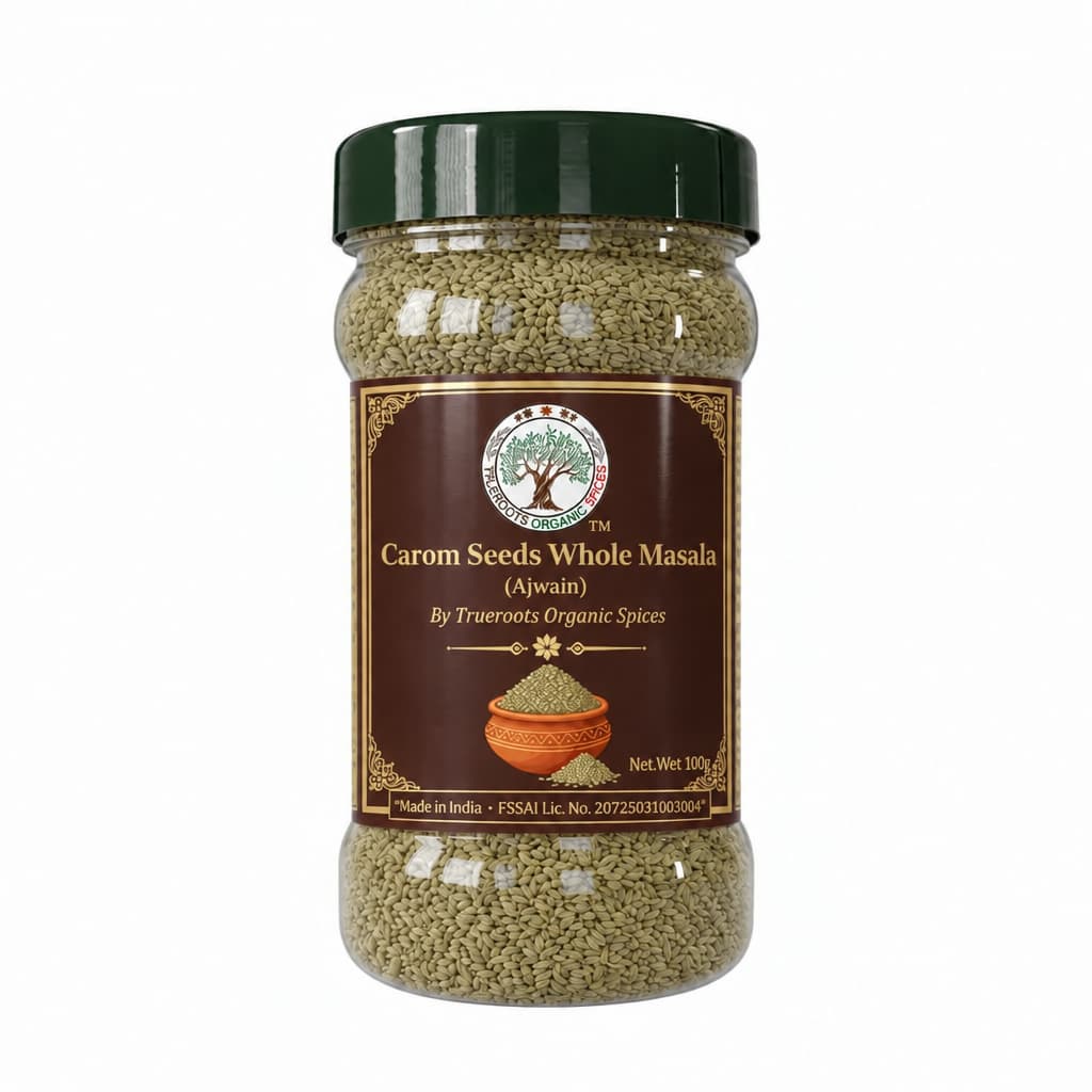 Trueroots Organic Spices Carom Seeds (Ajwain) Whole Masala