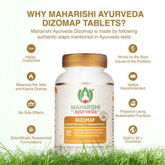 Maharishi Ayurveda Dizomap For Indigestion And Constipation Tablets