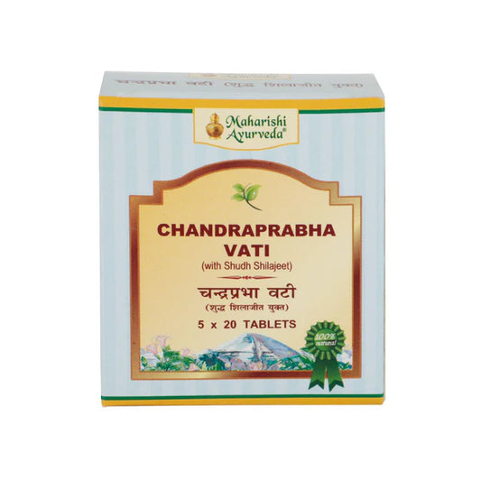 Maharishi Ayurveda Chandra Prabha Vati For Relief from Urinary Problems 100 Tablets