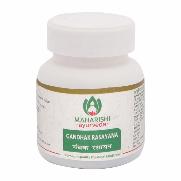 Maharishi Ayurveda Gandhak Rasayana For Fighting Infections 500mg 40 Tablets