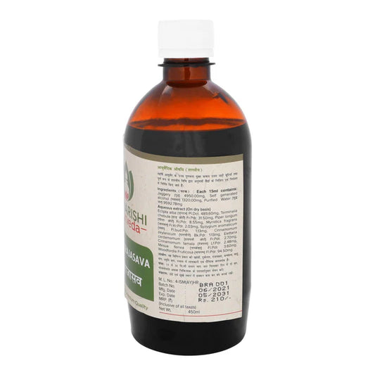 Maharishi Ayurveda Bhringrajasava For Healthy Liver Liquid 450ml