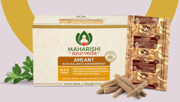 Maharishi Ayurveda Amlant Natural Acid Balancer Tablets