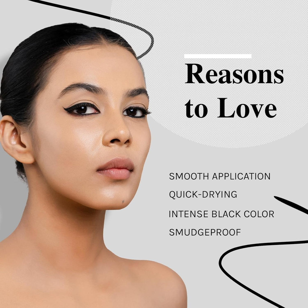 Lotus Make Up Herbals Cosmetics Color Kick Insta Shine Eye Liner Intense Black 3.5ml