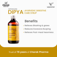 Charak Ayurvedic Dipya Digestive Care Syrup 450ml