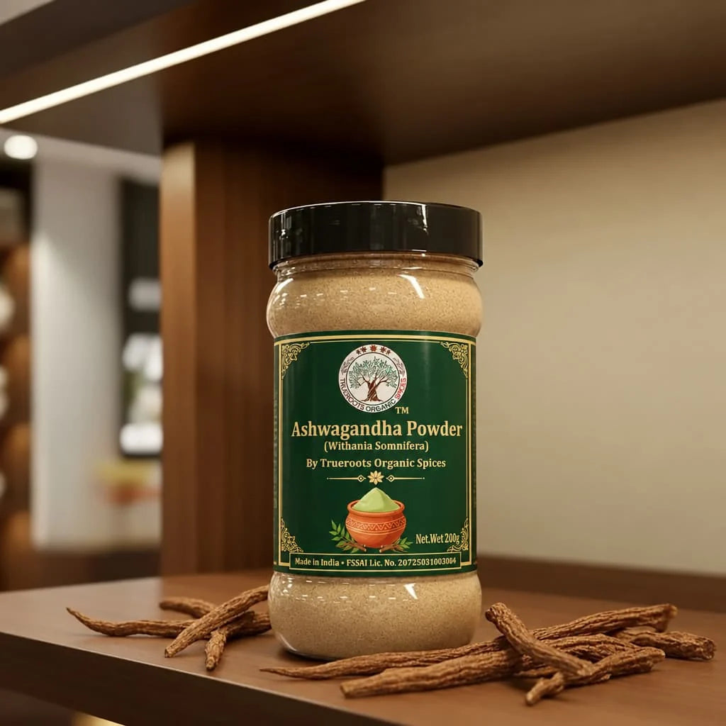 Trueroots Organic Spices Natural Spices Ashwagandha Powder | Withania Somnifera