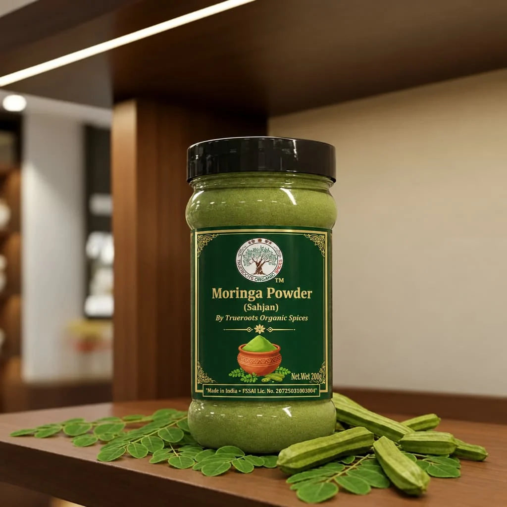 Trueroots Organic Spices Moringa (Sahjan) Powder