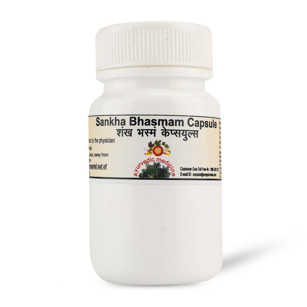 AVP Sankha Bhasmam Ayurvedic Capsules – 15 Capsules