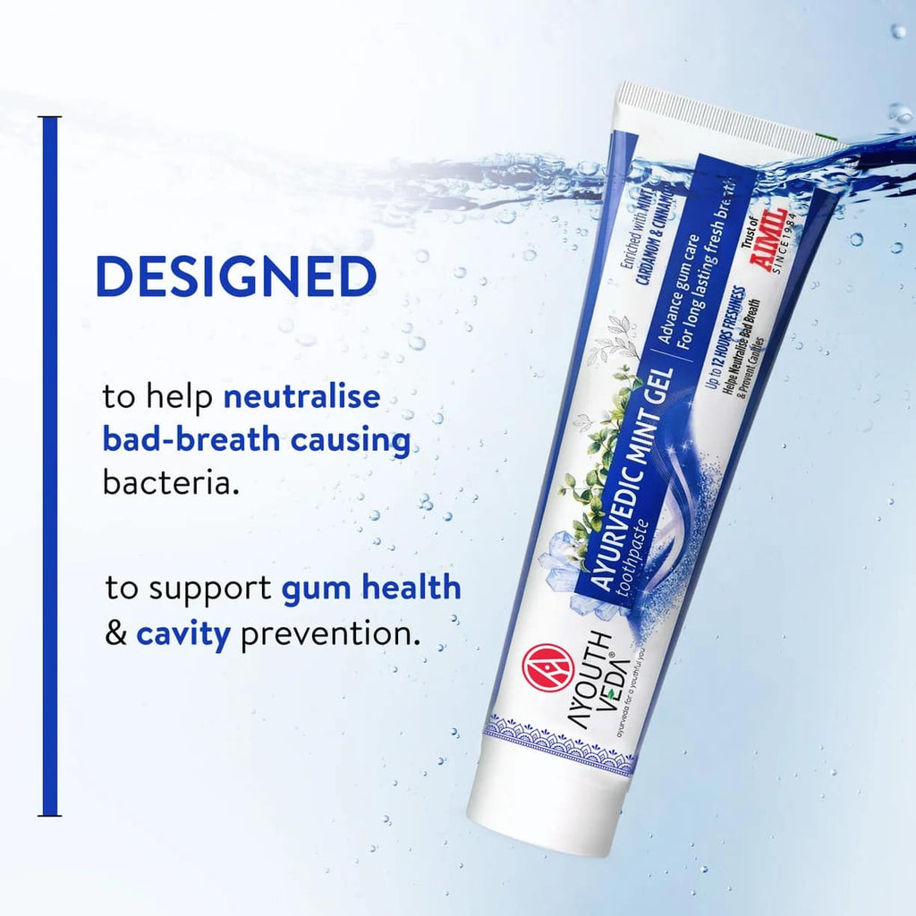 Ayouthveda Ayurvedic Toothpaste (Natural / Charcoal White / Total Care / Mint Gel)