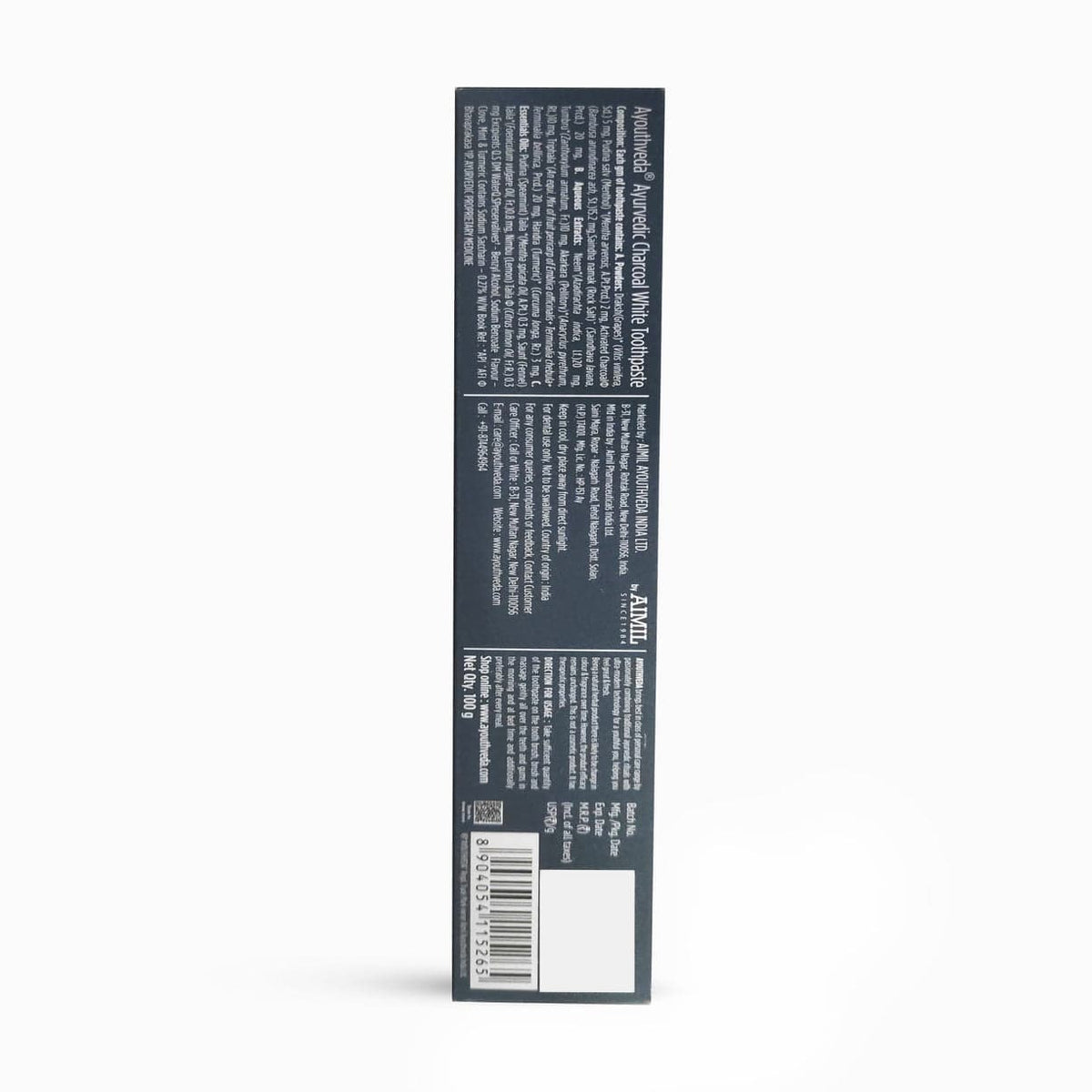 Ayouthveda Ayurvedic Toothpaste (Natural / Charcoal White / Total Care / Mint Gel)