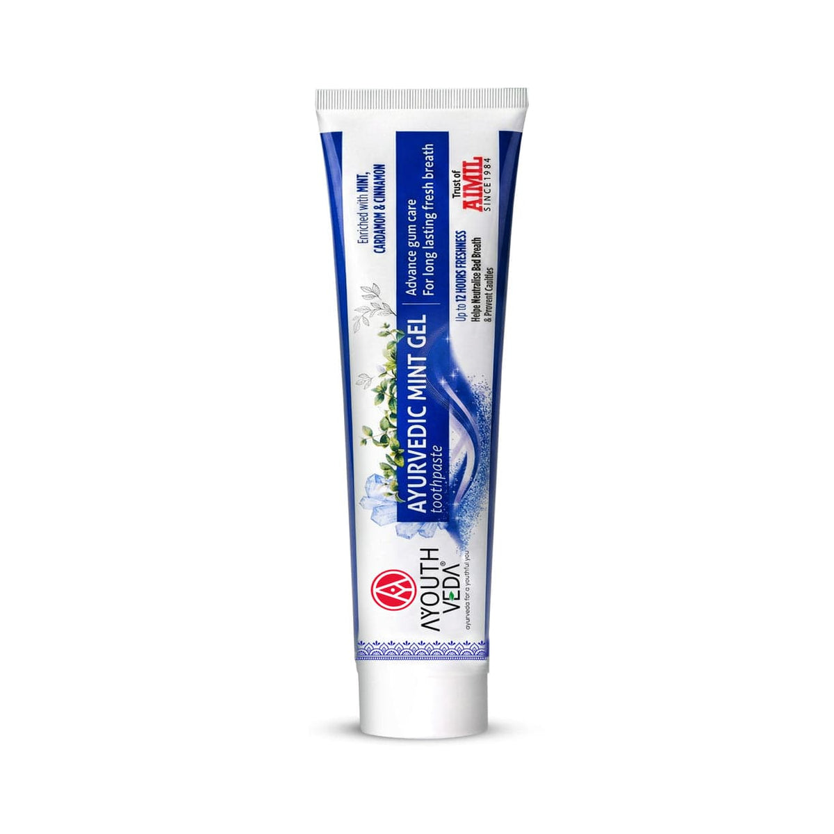 Ayouthveda Ayurvedic Toothpaste (Natural / Charcoal White / Total Care / Mint Gel)