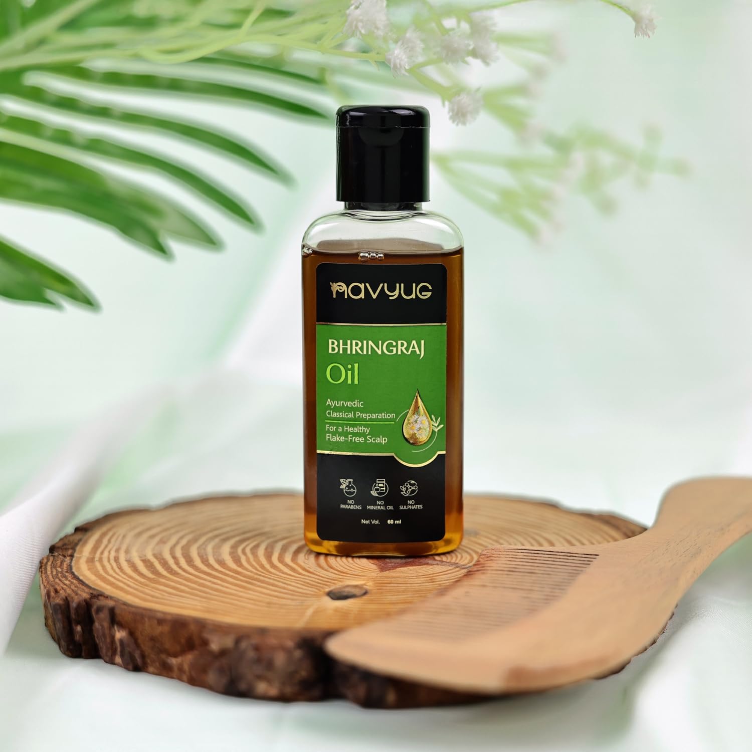 Leeford 100% Ayurvedic Navyug Bhringraj Hair Oil 120ml