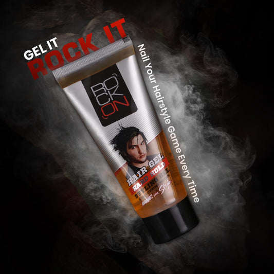 Leeford Rock On Hard Hold Hair Styling Gel 60g