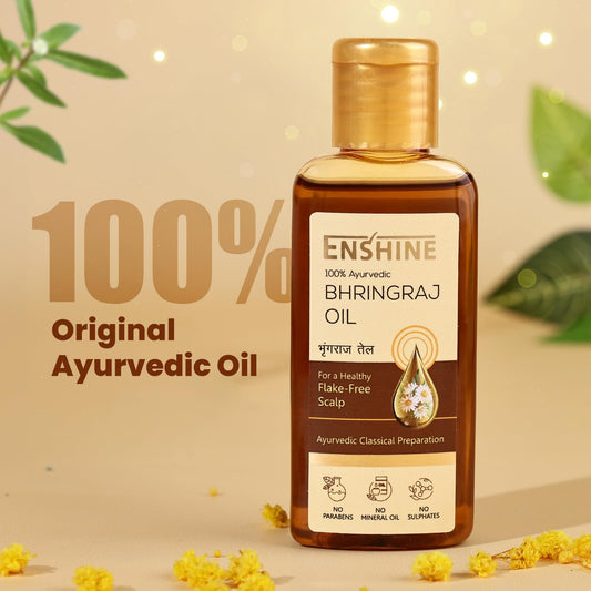Leeford 100% Ayurvedic Enshine Bhringraj Hair Oil 60ml