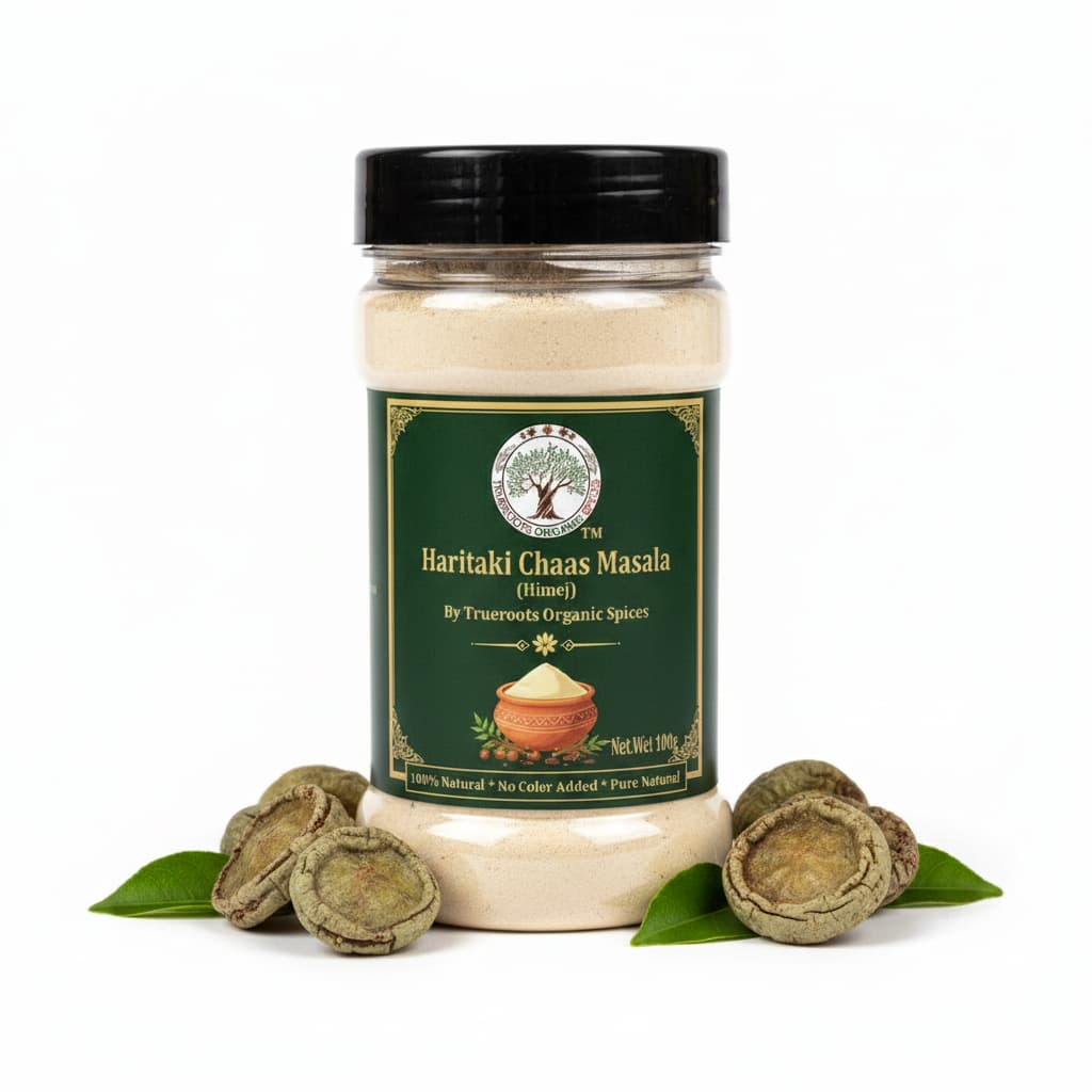 Trueroots Organic Spices Haritaki (Himej) Buttermilk Masala Powder | Himej Chaas Mix