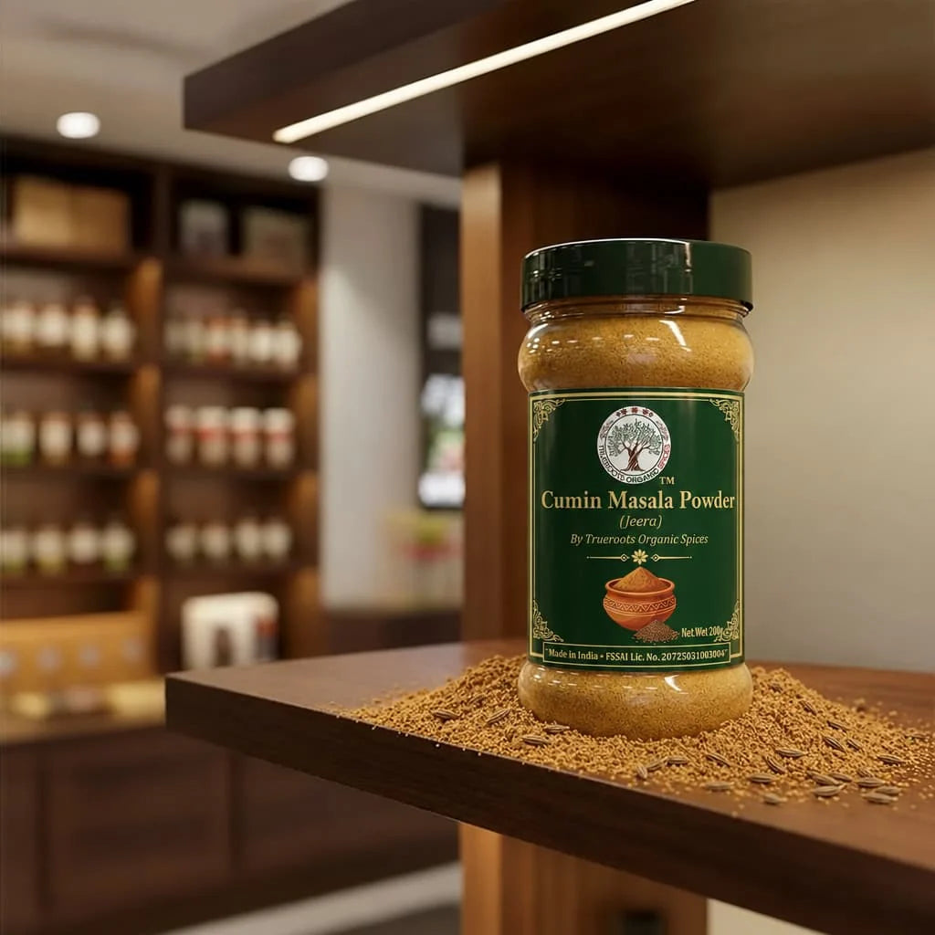 Trueroots Organic Spices Cumin Seeds (Jeera) Masala Powder
