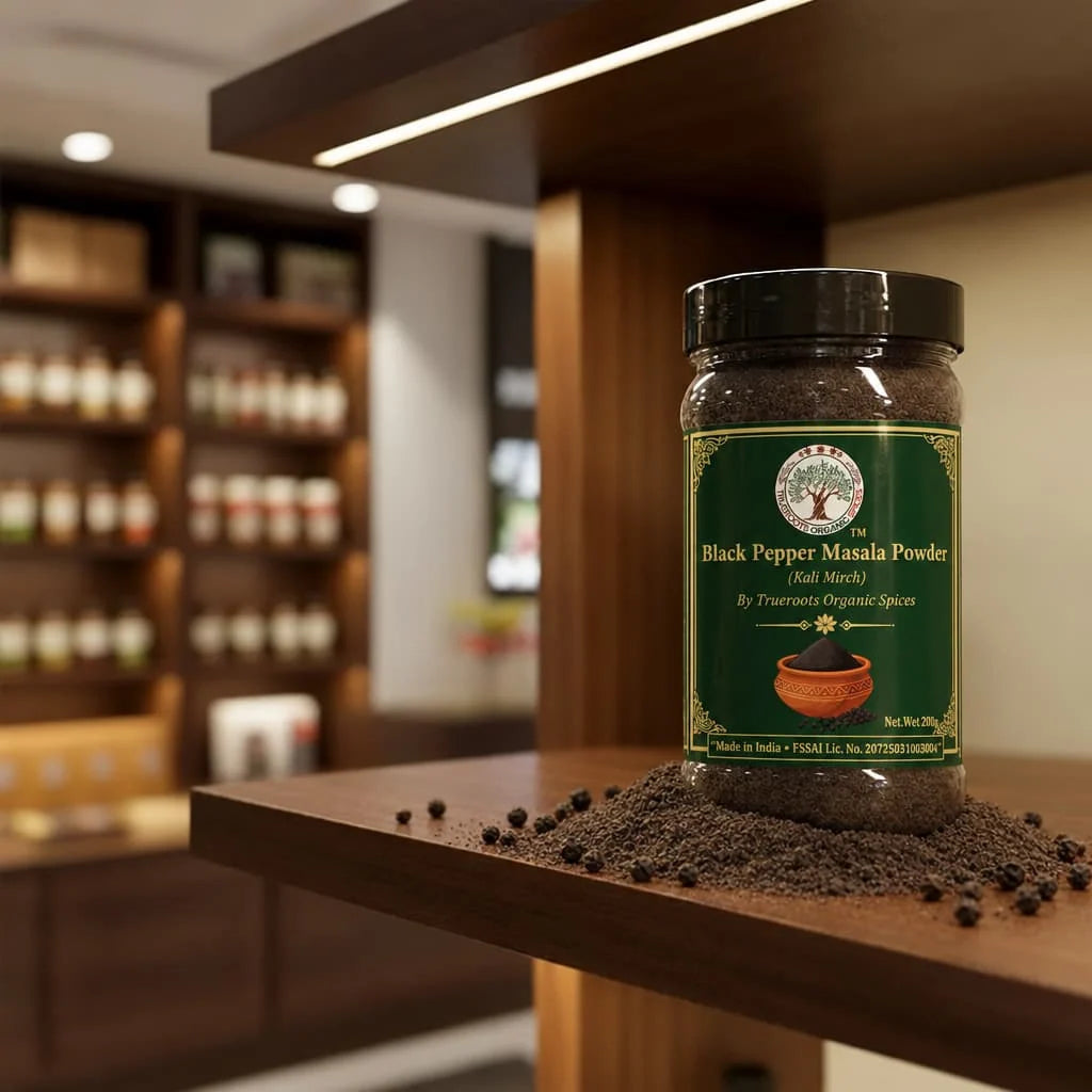 Trueroots Organic Spices Black Pepper (Kali Mirch) Masala Powder