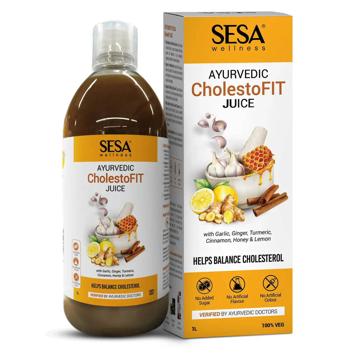 Sesa Care Ayurvedic CholestoFIT Juice – 1000 ml