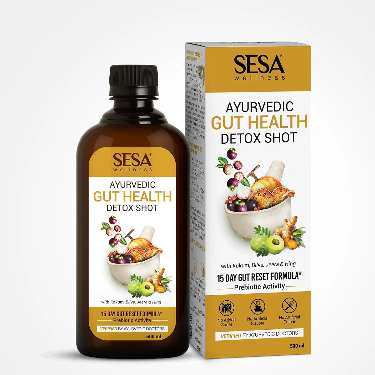 Sesa Care Ayurvedic Gut Health Detox Shot – 500 ml