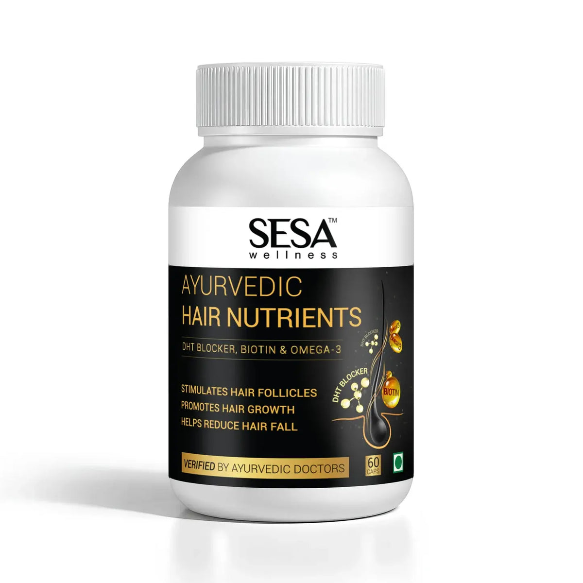Sesa Care Hair Nutrients Ayurvedic Tablets – 60 Tablets