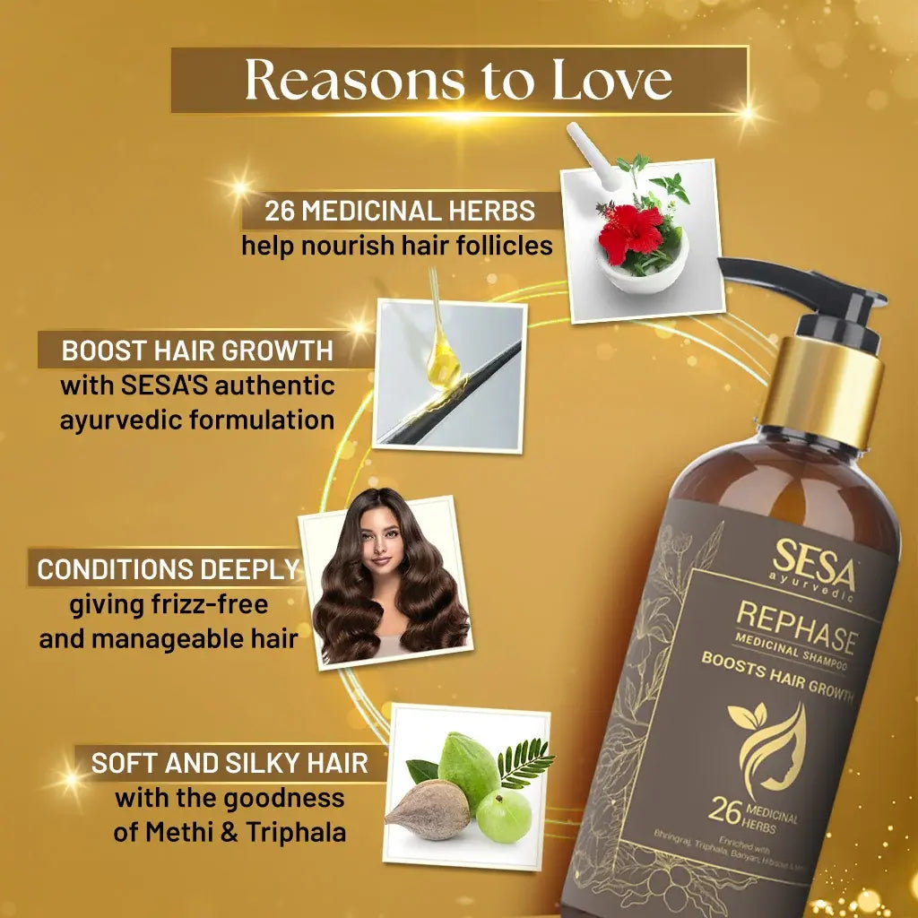 Sesa Care Ayurvedic Rephase Medicinal Shampoo 300ml