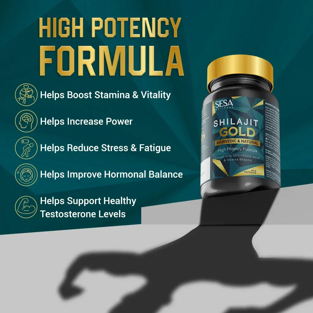 Sesa Care Ayurvedic Shilajit Gold Capsules