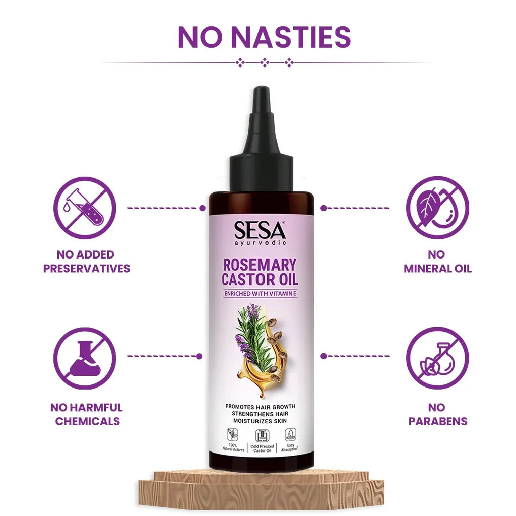 Sesa Care Ayurvedic Rosemary Castor Oil 200ml