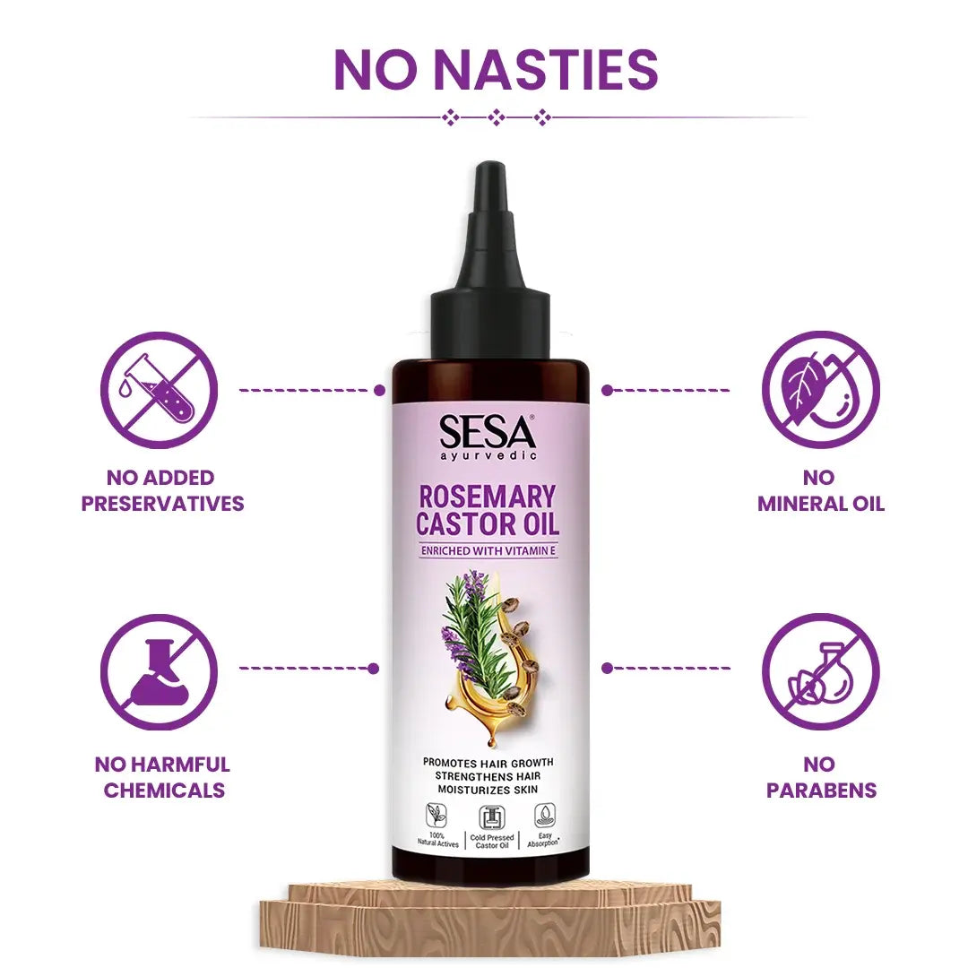 Sesa Care Ayurvedic Rosemary Castor Oil 200ml