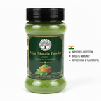 Trueroots Organic Mint Masala Powder Infographic